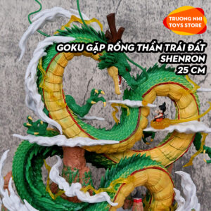 Goku gặp rồng trái đất Shenron 25cm - Mô hình Dragonball