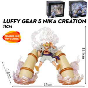 Luffy Gear 5 Nika creation 11cm - Mô hình Onepiece