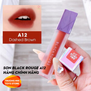 Son Kem Lì Black Rouge A12 Dashed Brown Nâu Gạch