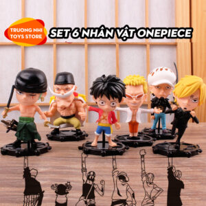 Set 6 nhân vật Onepiece 9cm - Mô hình Onepiece