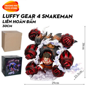 Luffy Gear 4 Snakeman Liên hoàn đấm 30cm - Mô hình Onepiece