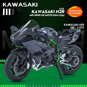 1/12 Kawasaki H2R - mô hình moto kim loại