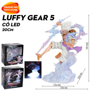 Luffy Gear 5 có LED 20cm - Mô hình Onepiece