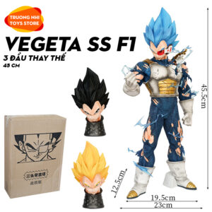 Vegeta F1 3 đầu thay thế 45cm - Mô hình Dragonball