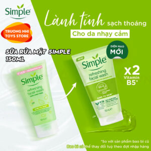 Sữa rửa mặt Simple 150ml