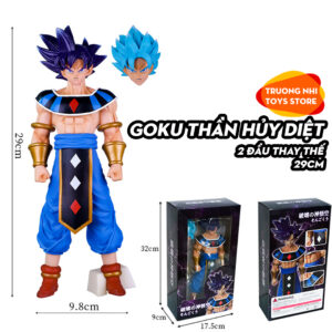 Goku thần hủy diệt 29cm, 2 đầu thay thế - Mô hình Dragonball