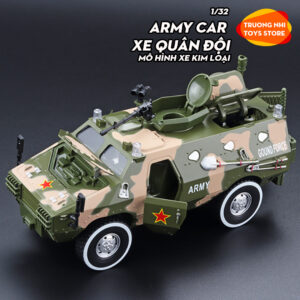 1/32 ARMY CAR XE QUÂN ĐỘI - mô hình xe kim loại