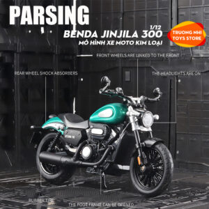 1/12 Benda Jinjila 300 - mô hình moto kim loại