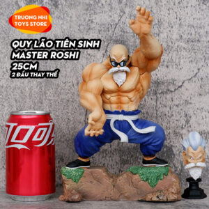 Quy lão tiên sinh Master Roshi 25cm 2 đầu thay thế - Mô hình Dragonball