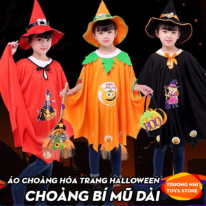 Áo choàng phù thủy Mũ dài halloween