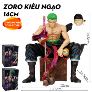 Zoro kiêu ngạo 14cm - Mô hình Onepiece