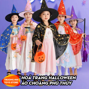 Áo choàng phù thủy hóa trang Halloween