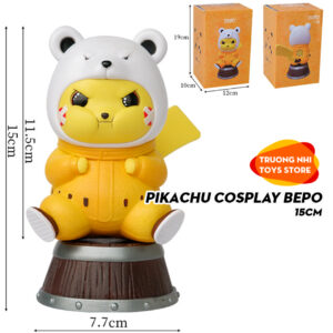 Pikachu cosplay Bepo 15cm - Mô hình Onepiece - Mô hình Pokemon