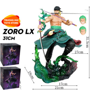 Zoro LX 31cm 3 đầu thay  - Mô hình Onepiece