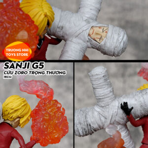 Sanji G5 cứu Zoro trọng thương 15cm - Mô hình Onepiece