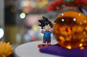 Đế trưng Ngọc rồng CÓ LED (KÈM NGỌC) tỉ lệ 1:1 size 7,6 cm - Mô hình Dragonball