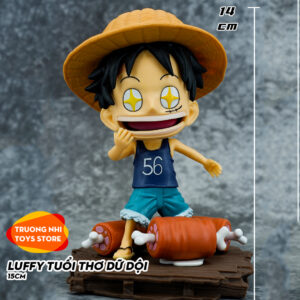 Luffy tuổi thơ dữ dội 15cm (3 dạng) - Mô hình Onepiece