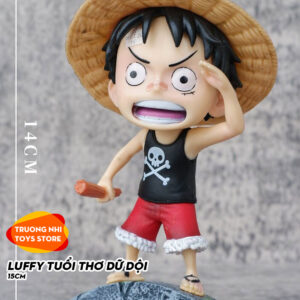 Luffy tuổi thơ dữ dội 15cm (3 dạng) - Mô hình Onepiece