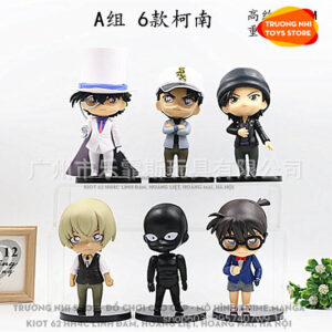 (LẺ) Set 6 nhân vật Conan 10cm - Mô hình Conan