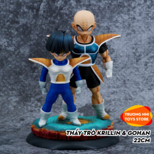 Thầy trò Krillin & Gohan 22cm - Mô hình Dragonball