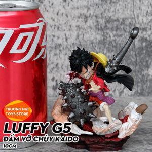 Luffy G5 đấm vỡ chùy Kaido 10cm - Mô hình Onepiece