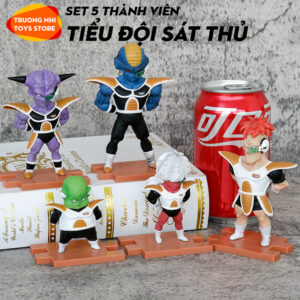 Set 5 thành viên Tiểu đội sát thủ 10cm - Mô hình Dragonball