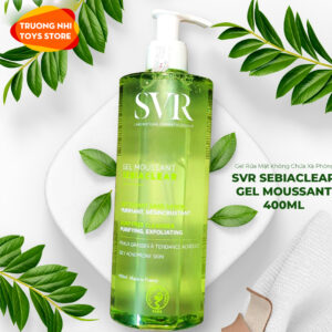 Gel Rửa Mặt SVR Sebiaclear Gel Moussant Không Chứa Xà Phòng Cho Da Dầu Mụn 400ml