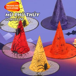 DC-Mũ phù thủy halloween (loại 2 lớp)