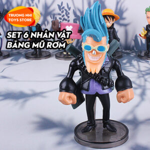 Set 6 nhân vật băng Mũ rơm 7cm - Mô hình Onepiece