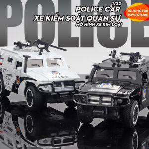 1/32 POLICE CAR XE KIỂM SOÁT QUÂN SỰ - mô hình xe kim loại