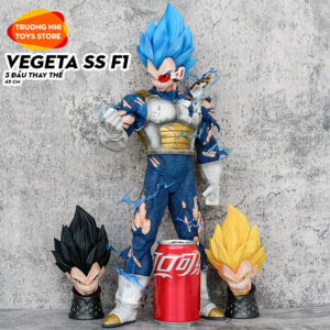 Vegeta F1 3 đầu thay thế 45cm - Mô hình Dragonball