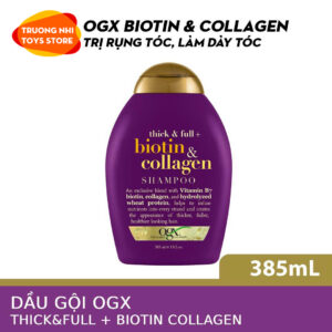 Cặp dầu gội xả OGX Biotin & Collagen 385ml