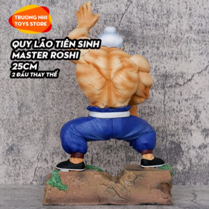 Quy lão tiên sinh Master Roshi 25cm 2 đầu thay thế - Mô hình Dragonball