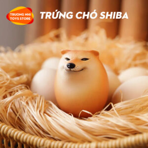 Trứng Chó Shiba (có đèn) xả stress