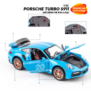 1/32 PORSCHE TURBO S911 - mô hình xe kim loại