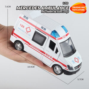 1/32 MERCEDES AMBULANCE - mô hình xe kim loại