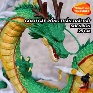 Goku gặp rồng trái đất Shenron 25cm - Mô hình Dragonball