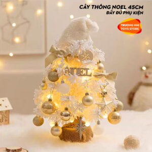 Cây thông NOEL 45cm đủ phụ kiện đi kèm