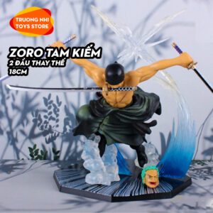 Zoro tam kiếm 18cm 2 đầu thay thế - Mô hình Onepiece