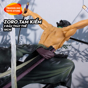 Zoro tam kiếm 18cm 2 đầu thay thế - Mô hình Onepiece