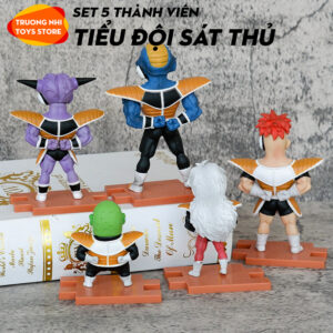 Set 5 thành viên Tiểu đội sát thủ 10cm - Mô hình Dragonball