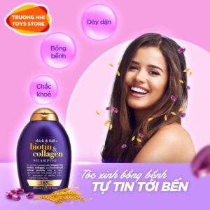 Cặp dầu gội xả OGX Biotin & Collagen 385ml