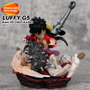 Luffy G5 đấm vỡ chùy Kaido 10cm - Mô hình Onepiece