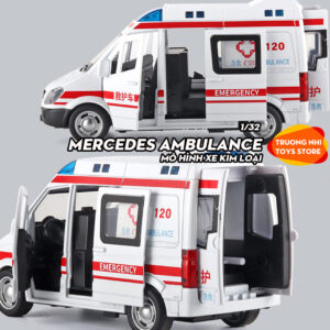 1/32 MERCEDES AMBULANCE - mô hình xe kim loại