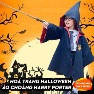 Áo choàng Harry Porter cho lễ Halloween, áo choàng trường phép thuật Hogwart