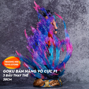 Goku Bản năng Vô cực F1 38cm 3 đầu thay thế - Mô hình Dragonball