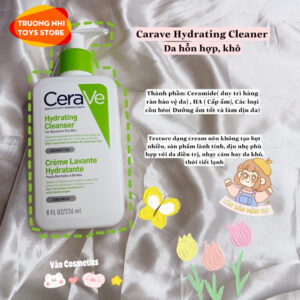 Sữa Rửa Mặt Dành Cho Da Nhạy Cảm CeraVe Hydrating Cleanser 87ml