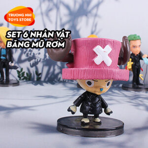 Set 6 nhân vật băng Mũ rơm 7cm - Mô hình Onepiece