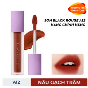 Son Kem Lì Black Rouge A12 Dashed Brown Nâu Gạch