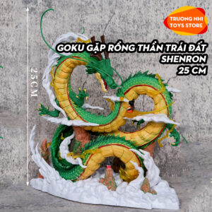 Goku gặp rồng trái đất Shenron 25cm - Mô hình Dragonball